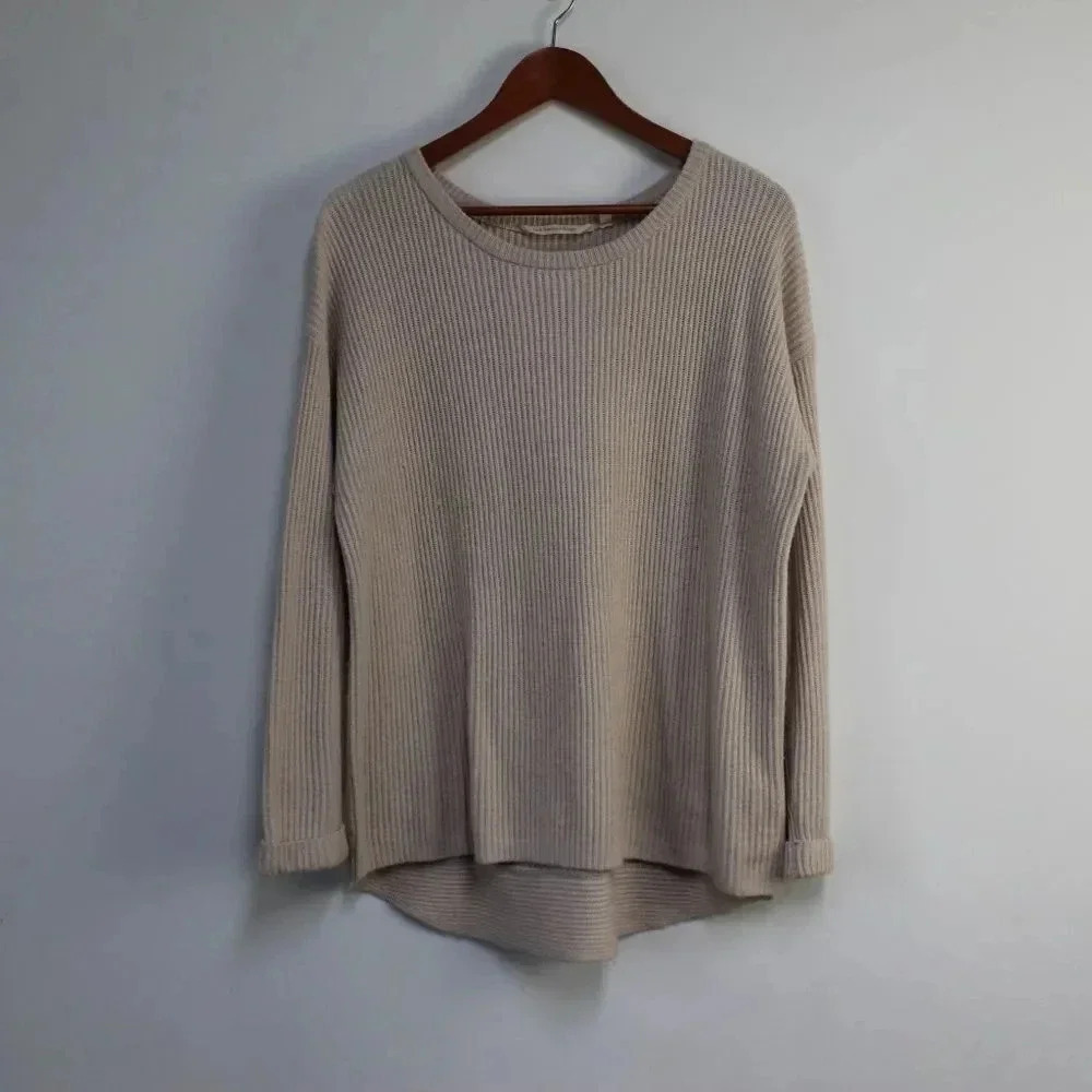 Soft Surroundings cream knit sweater size medium - Picture 10 of 13